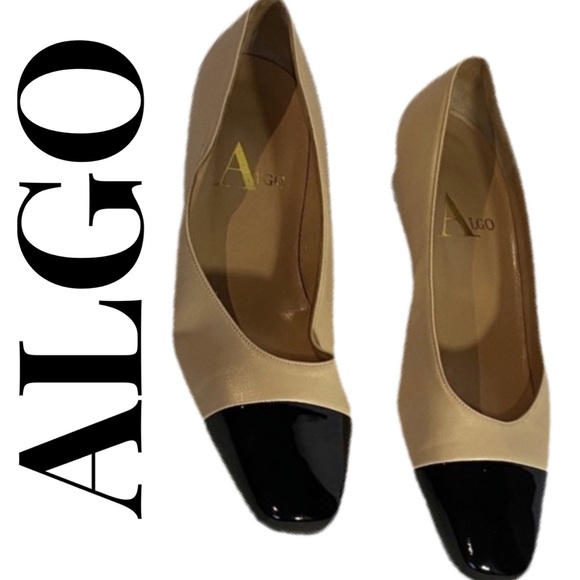 ALGO Shoes - Algo of Switzerland Spectator Low Heel Pump / MH